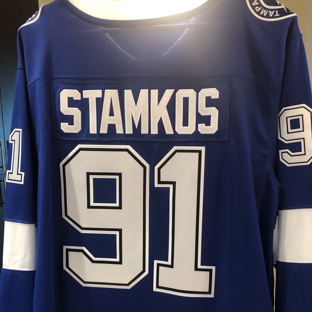 Tampa Bay Lightning Stamkos Captain Jersey Large